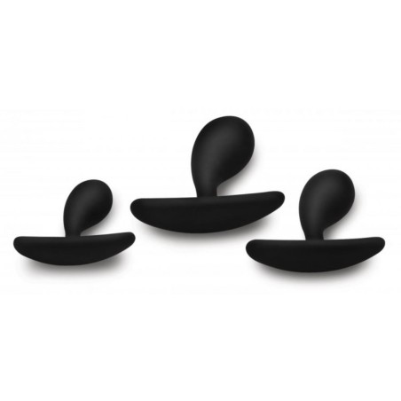 MS | Πρωκτικές Σφήνες Dark Droplets Curved | Anal Trainer Set