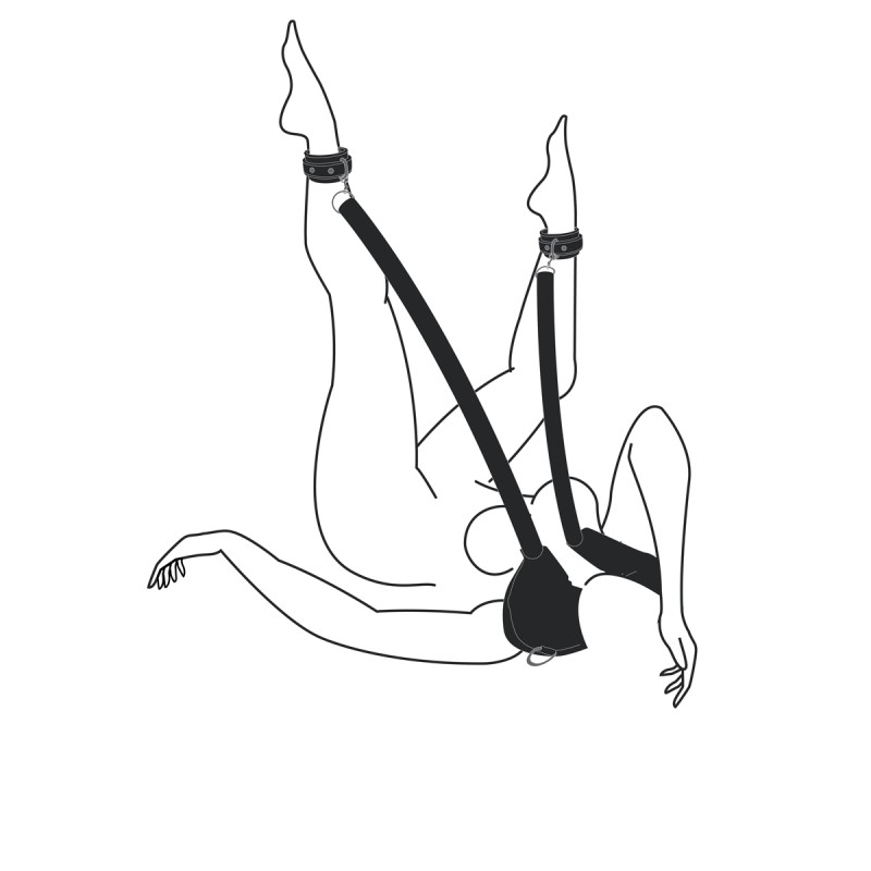 Pillow & Ankle Cuffs Leg Position Strap
