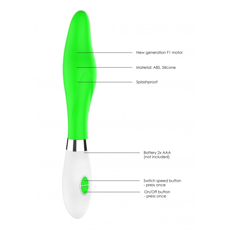 Luminous | Athamas | Ultra Soft Silicone | 10 Speeds | Green