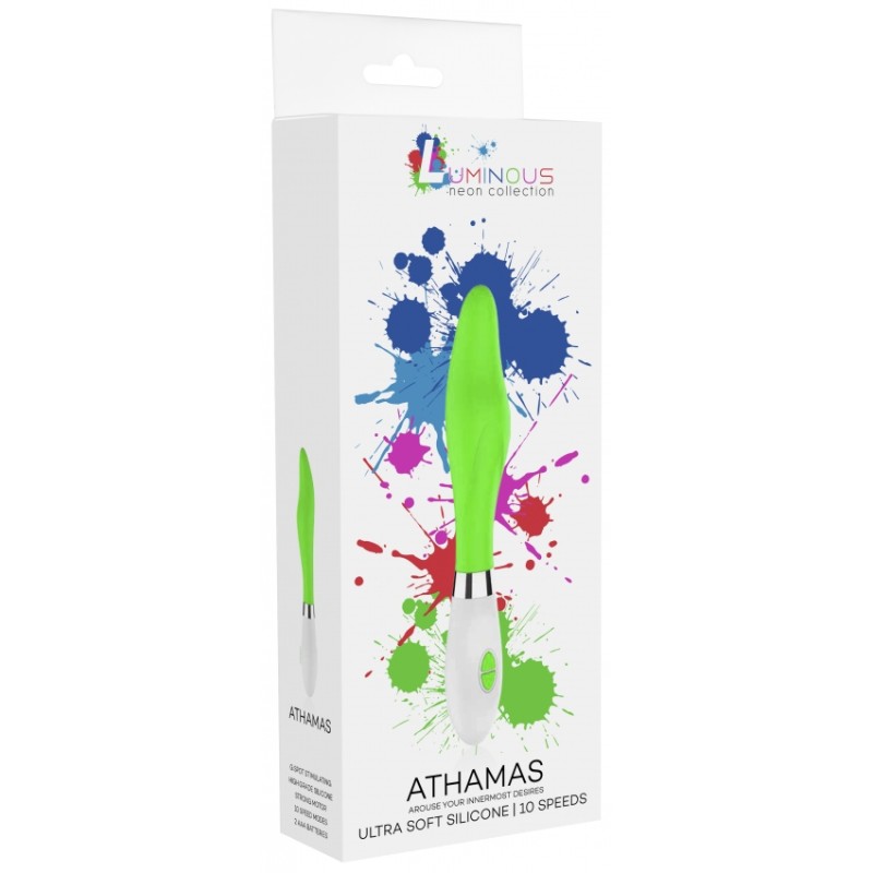 Luminous | Athamas | Ultra Soft Silicone | 10 Speeds | Green