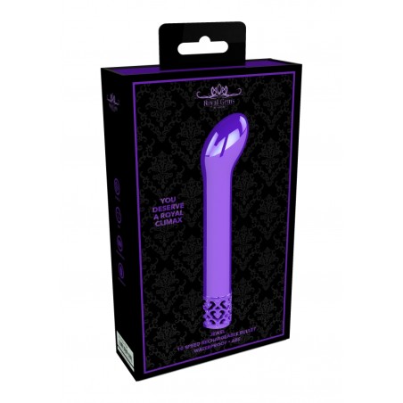 Royal Gems | Jewel | Rechargeable ABS Bullet | Purple