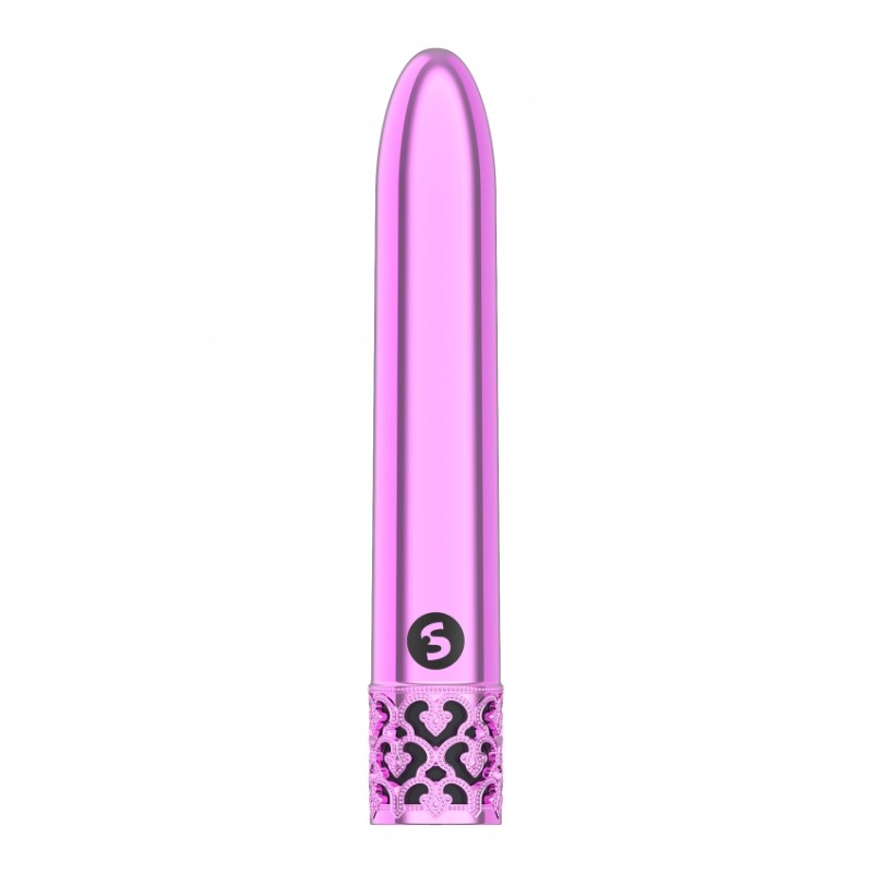 Royal Gems | Shiny | Rechargeable ABS Bullet | Pink