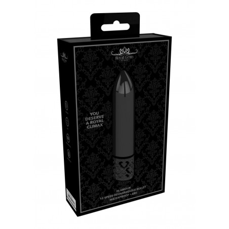 Royal Gems | Glamour | Rechargeable ABS Bullet | Gunmetal