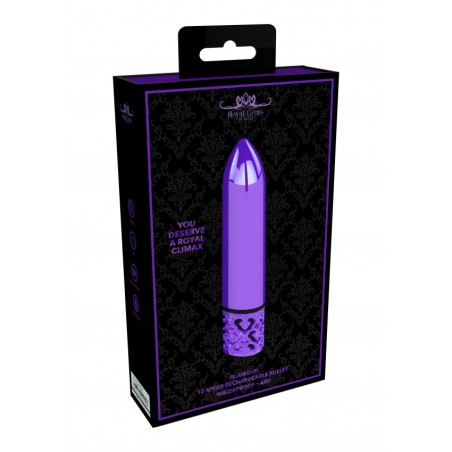 Royal Gems | Glamour | Επαναφορτιζόμενο Bullet Δόνησης | Purple