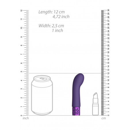 Royal Gems | Bijou | Rechargeable Silicone Bullet | Purple