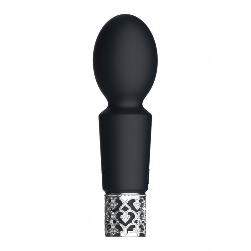 Royal Gems | Brilliant | Rechargeable Silicone Bullet | Black