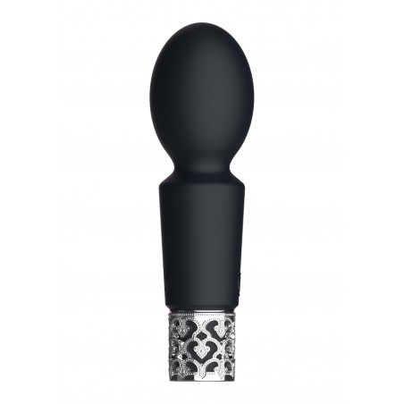 Royal Gems | Brilliant | Rechargeable Silicone Bullet | Black