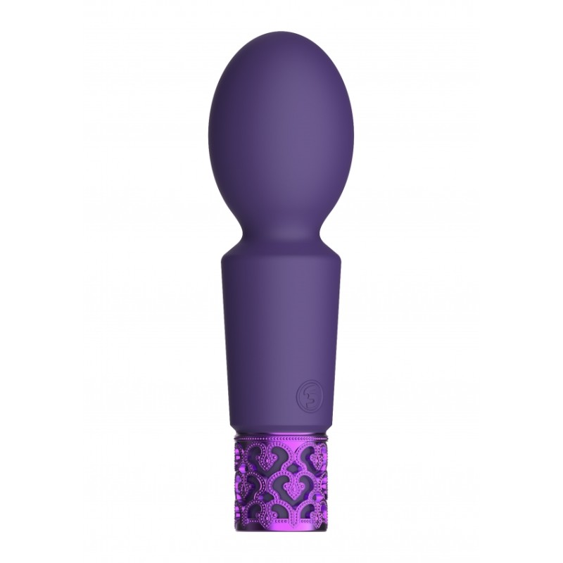 Royal Gems | Brilliant | Rechargeable Silicone Bullet | Purple