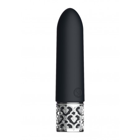 Royal Gems | Imperial | Rechargeable Silicone Bullet | Black