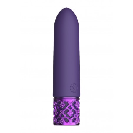 Royal Gems | Imperial | Rechargeable Silicone Bullet | Purple