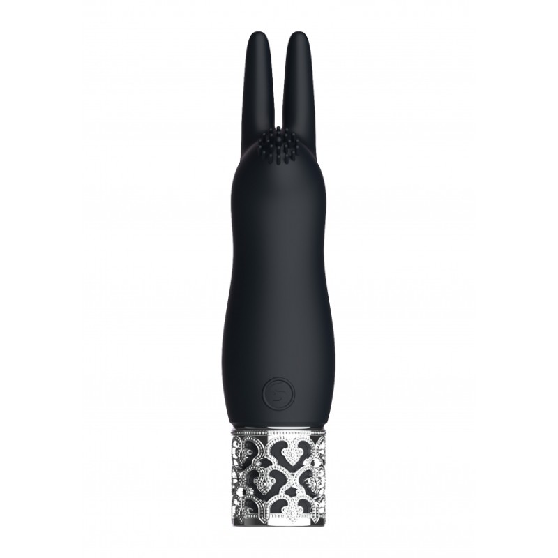 Royal Gems | Elegance | Rechargeable Silicone Bullet | Black
