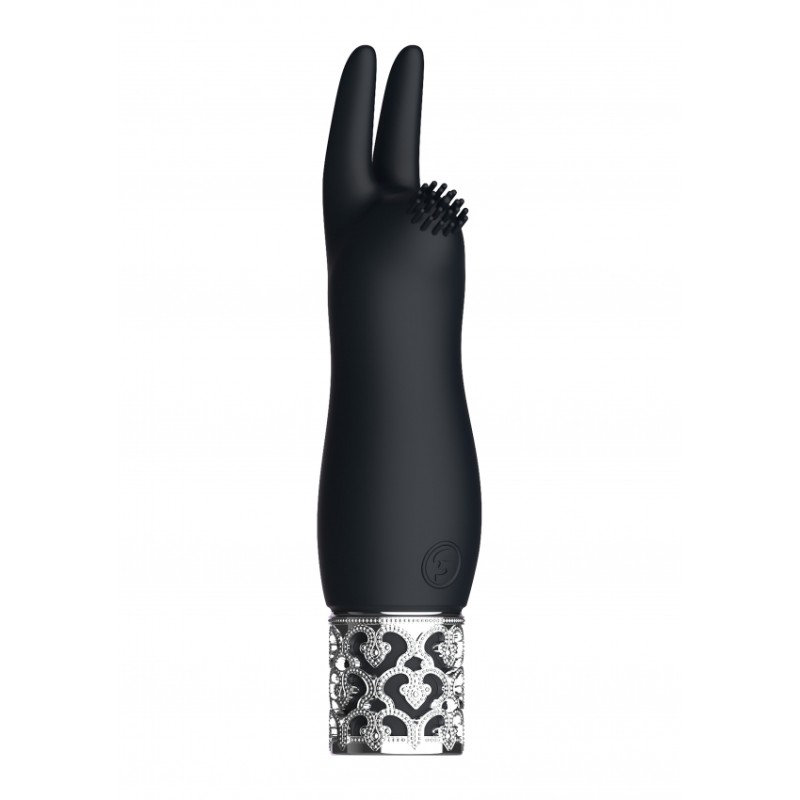 Royal Gems | Elegance | Rechargeable Silicone Bullet | Black
