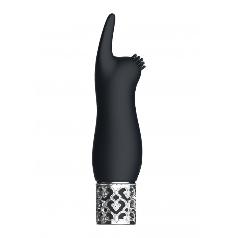 Royal Gems | Elegance | Rechargeable Silicone Bullet | Black