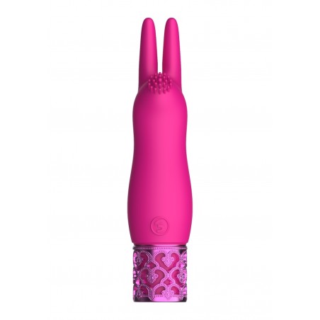 Royal Gems | Elegance | Rechargeable Silicone Bullet | Pink