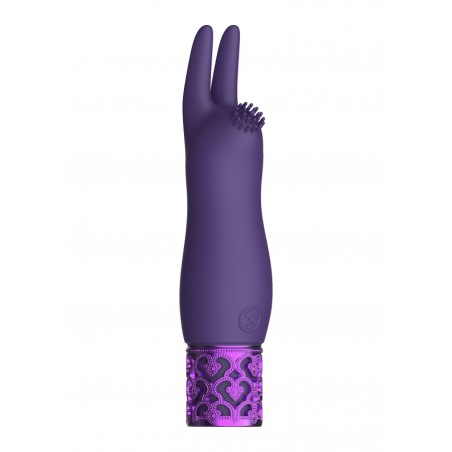 Royal Gems | Elegance | Rechargeable Silicone Bullet | Purple