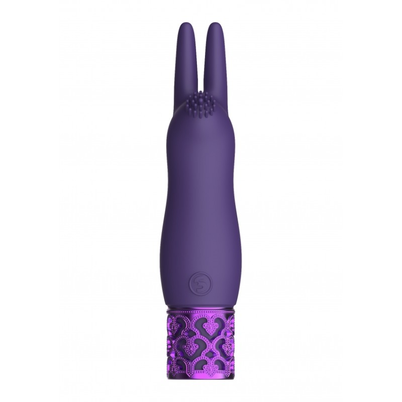Royal Gems | Elegance | Rechargeable Silicone Bullet | Purple