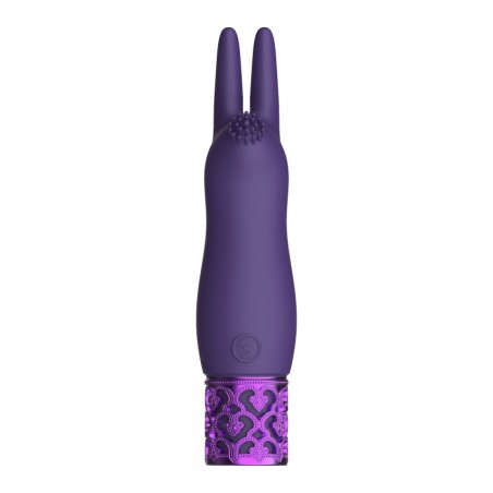 Royal Gems | Elegance | Rechargeable Silicone Bullet | Purple