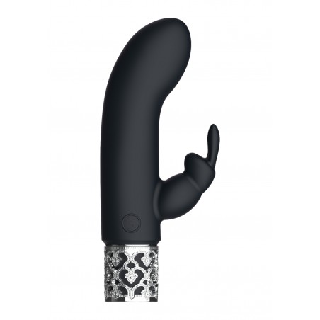 Royal Gems | Dazzling | Rechargeable Silicone Bullet | Black