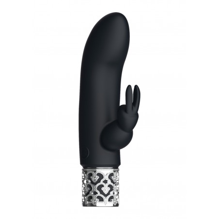 Royal Gems | Dazzling | Rechargeable Silicone Bullet | Black