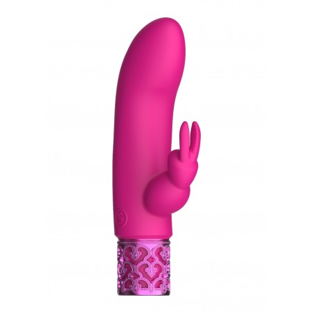 Royal Gems | Dazzling | Rechargeable Silicone Bullet | Pink