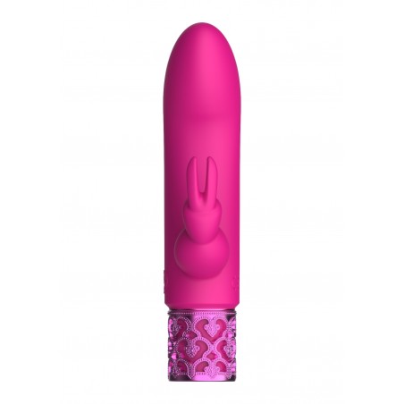 Royal Gems | Dazzling | Rechargeable Silicone Bullet | Pink