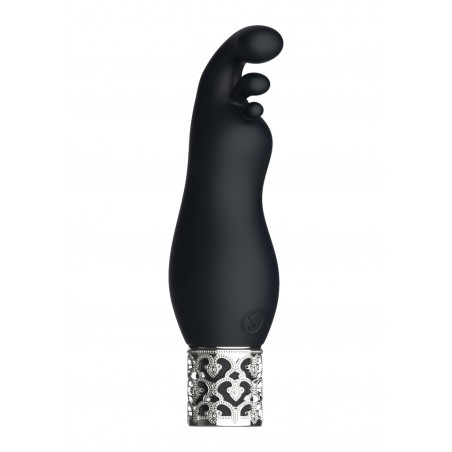 Royal Gems | Exquisite | Rechargeable Silicone Bullet | Black