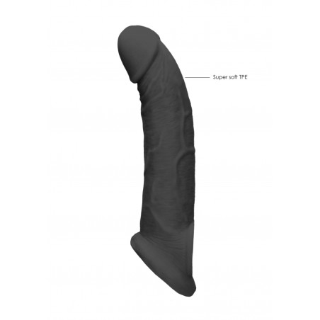 Real Rock | Penis Sleeve 23 cm | Black