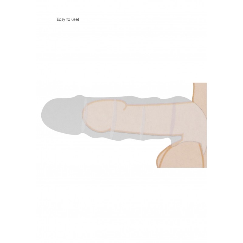 Real Rock | Penis Sleeve 23 cm | Flesh