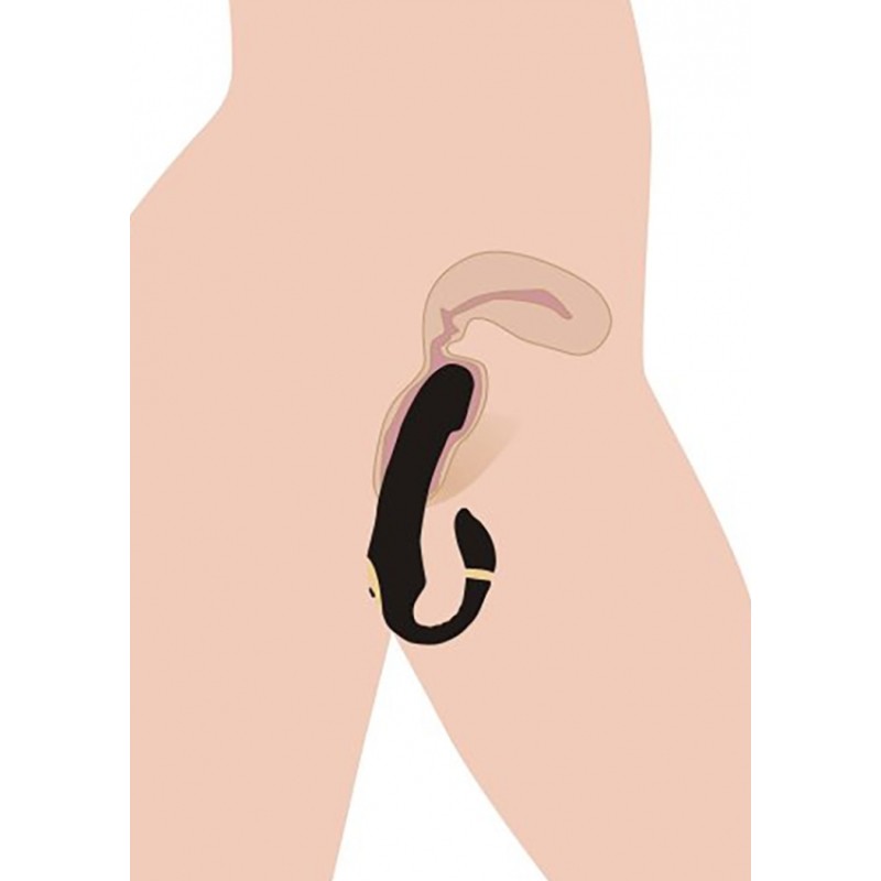 XR Brands | 10X Pleasure Silicone Vibrator with Clit Stimulator