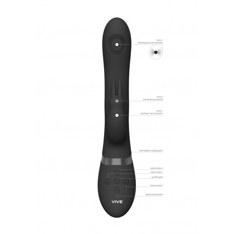 [ Sex Shop - Bulk ] Pulse Wave & Δονούμενο | Rabbit Double Penetration