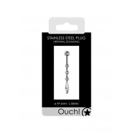 OUCH! | Urethral Sounding | 6mm Metal Plug