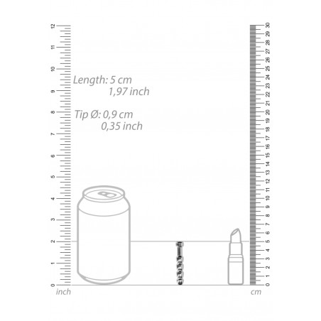 OUCH! | Urethral Sounding | Metal Plug - 9mm