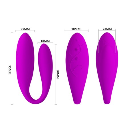 Chad | U-Shaped | Τηλεχειριζόμενος Δονητής Ζευγαριών