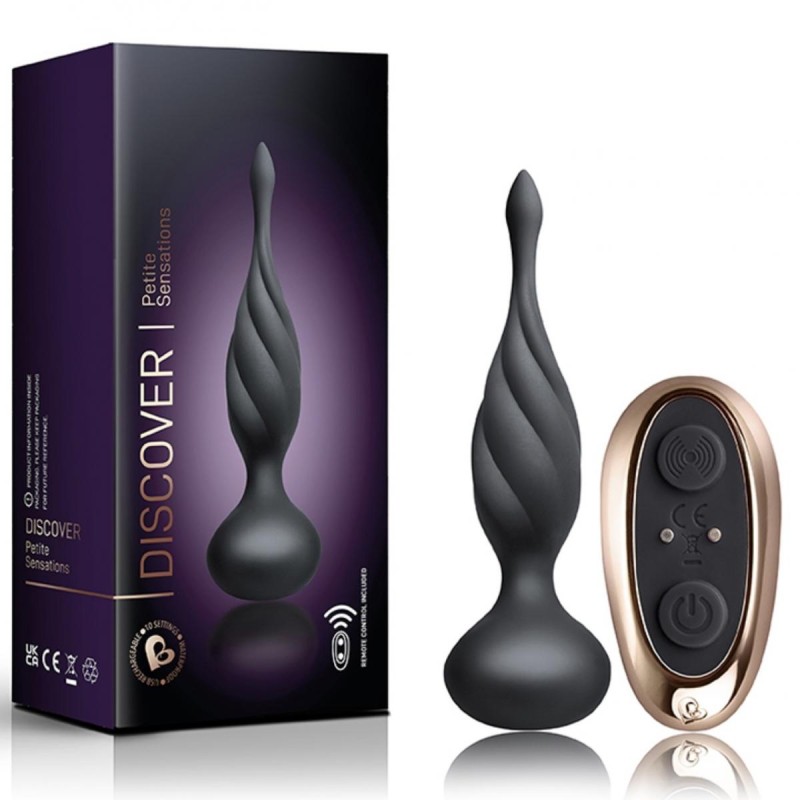 Petite Sensations Discover Anal Vibrator | Black | Rocks-Off