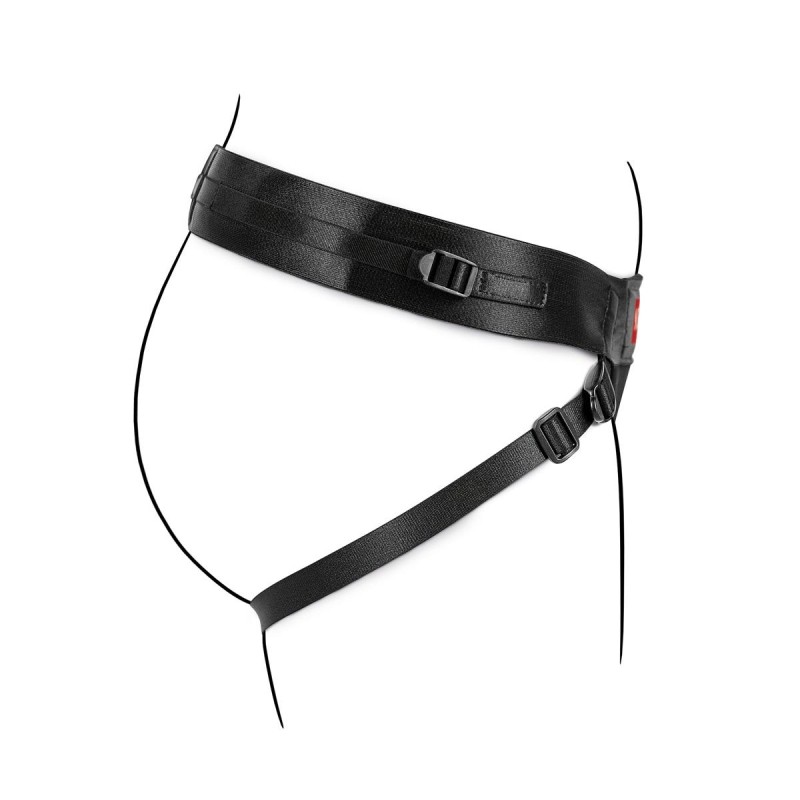 No-Parts | Taylor Adjustable Strap On Harness with Double O-Ring