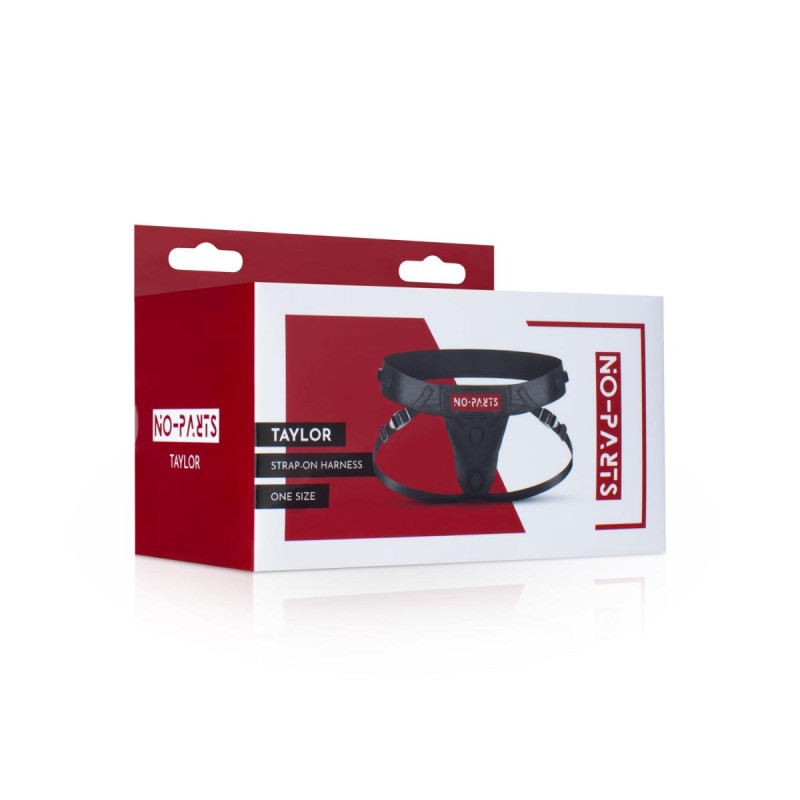No-Parts | Taylor Adjustable Strap On Harness with Double O-Ring