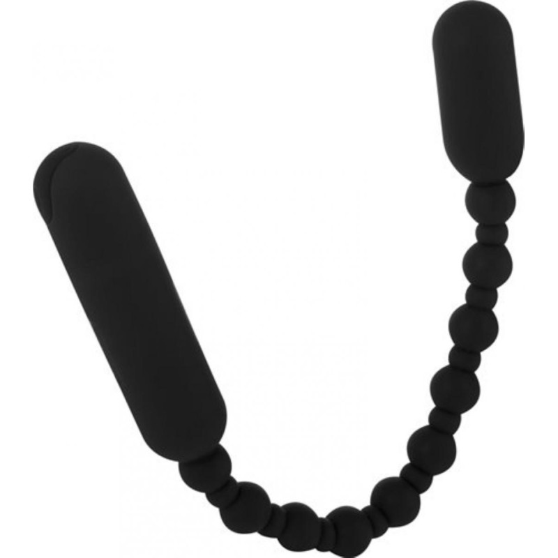 Vibrating Anal Beads | Power Bullet | Booty Beads | Black