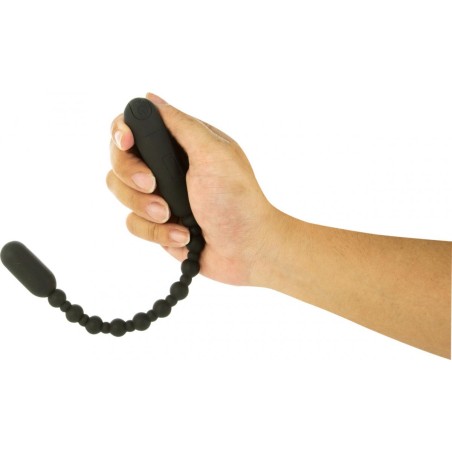 Vibrating Anal Beads | Power Bullet | Booty Beads | Black