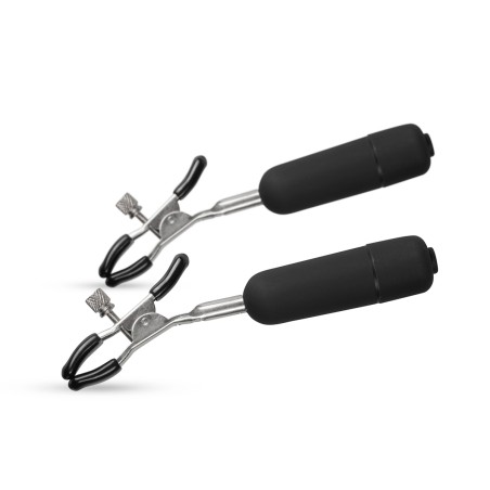Vibrating Bullet Nipple Clamps