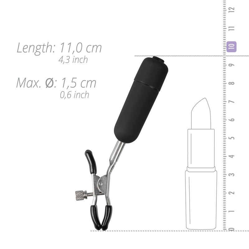 Vibrating Bullet Nipple Clamps