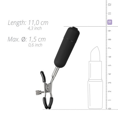 Vibrating Bullet Nipple Clamps