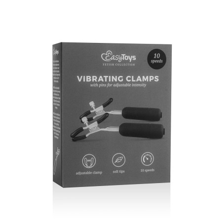 Vibrating Bullet Nipple Clamps