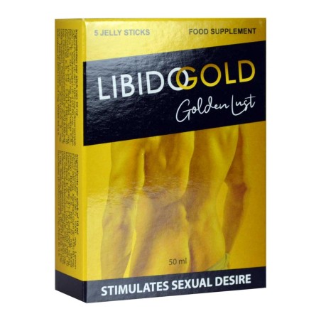 Libido Gold Golden Lust | Aphrodisiac for Men and Women - 5 sachets