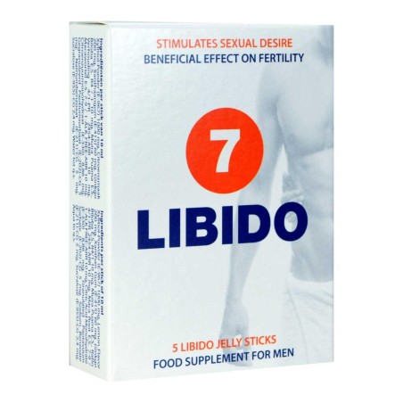 Libido7 Jelly Sticks | Aphrodisiac for Men and Women - 5 sachets