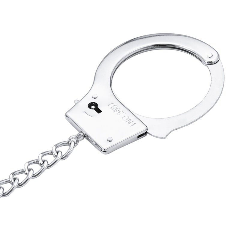 OHMAMA FETISH HAND CUFFS WITH CHAIN AND ANAL PLUG