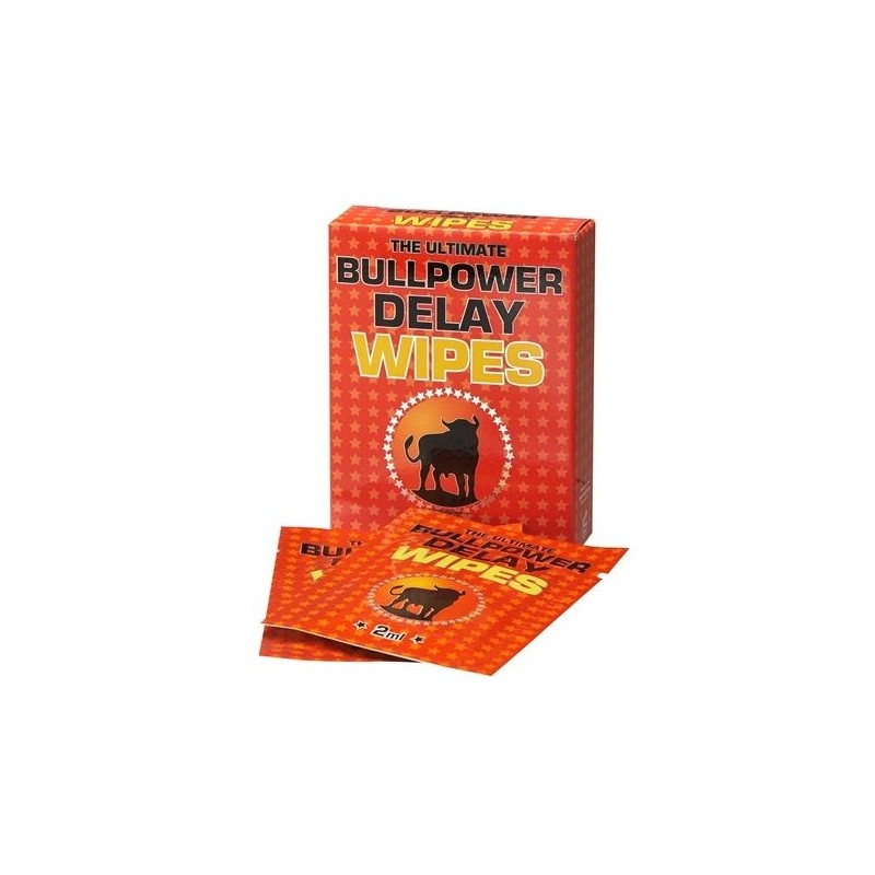 BULLPOWER DELAY WIPES ( 6 X 2 ML)