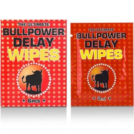 BULLPOWER DELAY WIPES ( 6 X 2 ML)