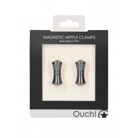 Magnetic Nipple Clamps - Balance Pin - Grey