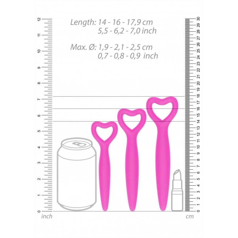 Silicone Vaginal Dilator Set | Pink