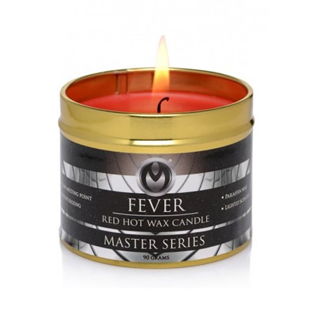 Fever Black Hot Wax Candle | Parafin | Red